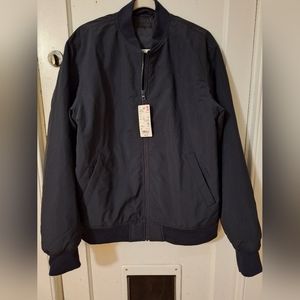 Uniqlo Heatech Warm Insulated Blouson Bomber Jacket Mens Large Navy Blue - NWT